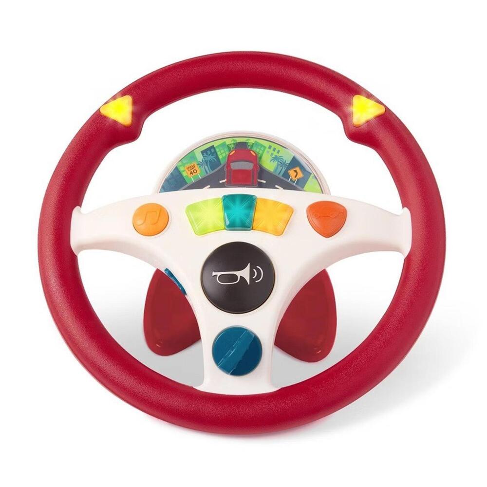B. Toys Toy Steering Wheel Musical Driving Wheel Lights & Sounds NEW!